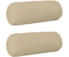 Pagalvėlės užvalkalas 2 pcs HEERLEN Taupe Ø 15 x 40 cm