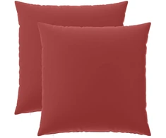 Pagalvėlės užvalkalas 2 pcs HEERLEN Vyno raudona 80 x 80 cm