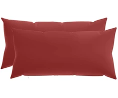 Pagalvėlės užvalkalas 2 pcs HEERLEN Vyno raudona 40 x 70 cm