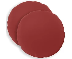 Pagalvėlės užvalkalas 2 pcs HEERLEN Vyno raudona Ø 50 cm