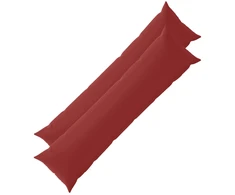 Pagalvėlės užvalkalas 2 pcs HEERLEN Vyno raudona 40 x 145 cm