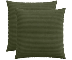 Pagalvėlės užvalkalas 2 pcs HEERLEN Žalia 70 x 70 cm mančester