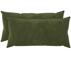 Pagalvėlės užvalkalas 2 pcs HEERLEN Žalia 40 x 80 cm