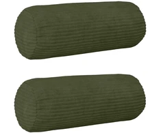 Pagalvėlės užvalkalas 2 pcs HEERLEN Žalia Ø 15 x 40 cm