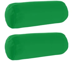 Pagalvėlės užvalkalas 2 pcs HEERLEN Žalia Ø 15 x 40 cm