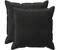 Pagalvėlės užvalkalas 2 pcs HOUTEN Juoda 70 x 70 cm Aksomas