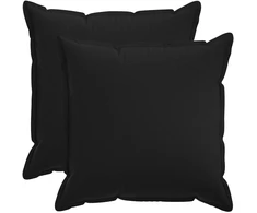 Pagalvėlės užvalkalas 2 pcs HOUTEN Juoda 80 x 80 cm