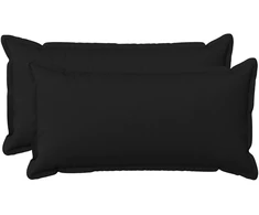Pagalvėlės užvalkalas 2 pcs HOUTEN Juoda 40 x 70 cm