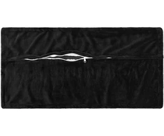 Pagalvėlės užvalkalas 2 vnt. HOUTEN Juoda 40 x 80 cm Flanelė