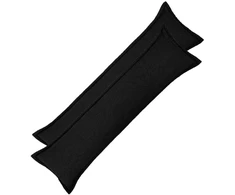 Pagalvėlės užvalkalas 2 pcs HOUTEN Juoda 40 x 145 cm Bouclé