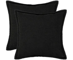 Pagalvėlės užvalkalas 2 pcs HOUTEN Juoda 35 x 35 cm Bouclé