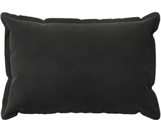 Pagalvėlės užvalkalas 2 vnt. HOUTEN Juoda 50 x 70 cm Aksomas
