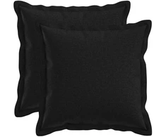 Pagalvėlės užvalkalas 2 pcs HOUTEN Juoda 40 x 40 cm