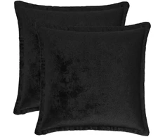 Pagalvėlės užvalkalas 2 pcs HOUTEN Juoda 30 x 30 cm Flanelė