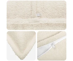 Pagalvėlės užvalkalas 2 pcs HOUTEN Kreminė 35 x 35 cm Bouclé