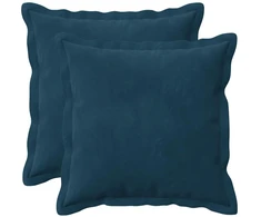 Pagalvėlės užvalkalas 2 pcs HOUTEN Mėlyna 30 x 30 cm Aksomas