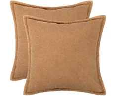 Pagalvėlės užvalkalas 2 pcs HOUTEN Smėlio 40 x 40 cm Bouclé