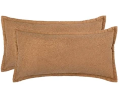 Pagalvėlės užvalkalas 2 pcs HOUTEN Smėlio 40 x 70 cm Bouclé