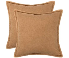 Pagalvėlės užvalkalas 2 pcs HOUTEN Smėlio 60 x 60 cm Bouclé