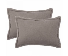 Pagalvėlės užvalkalas 2 pcs HOUTEN Šviesiai pilka 50 x 80 cm