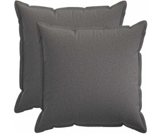 Pagalvėlės užvalkalas 2 pcs HOUTEN Šviesiai pilka 80 x 80 cm