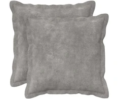 Pagalvėlės užvalkalas 2 pcs HOUTEN Šviesiai pilka 35 x 35 cm