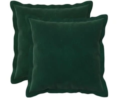 Pagalvėlės užvalkalas 2 pcs HOUTEN Tamsiai žalia 40 x 40 cm