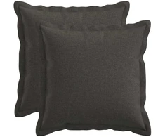 Pagalvėlės užvalkalas 2 pcs HOUTEN Tamsiai pilka 30 x 30 cm
