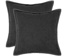 Pagalvėlės užvalkalas 2 pcs HOUTEN Tamsiai pilka 50 x 50 cm