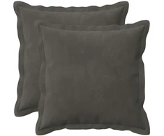 Pagalvėlės užvalkalas 2 pcs HOUTEN Tamsiai pilka 45 x 45 cm