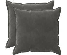 Pagalvėlės užvalkalas 2 pcs HOUTEN Tamsiai pilka 65 x 65 cm