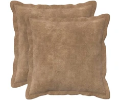 Pagalvėlės užvalkalas 2 pcs HOUTEN Taupe 35 x 35 cm