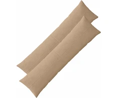 Pagalvėlės užvalkalas 2 vnt. ALMELO Ruda 40 x 145 cm mančester