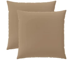 Pagalvėlės užvalkalas 2 vnt. HEERLEN Taupe 60 x 60 cm