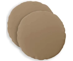 Pagalvėlės užvalkalas 2 vnt. HEERLEN Taupe Ø 60 cm Poliesteris