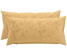 Pagalvėlės užvalkalas 2 vnt. HEERLEN Taupe 40 x 80 cm Flanelė