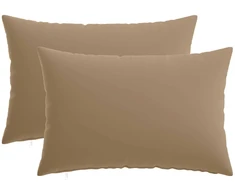Pagalvėlės užvalkalas 2 vnt. HEERLEN Taupe 40 x 60 cm