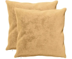 Pagalvėlės užvalkalas 2 vnt. HEERLEN Taupe 55 x 55 cm Flanelė