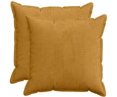 Pagalvėlės užvalkalas 2 vnt. HOUTEN Geltona 65 x 65 cm