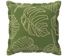 Pagalvėlės užvalkalas 2 vnt. HOUTEN Lapų dizainas 45 x 45 cm