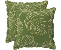 Pagalvėlės užvalkalas 2 vnt. HOUTEN Lapų dizainas 30 x 30 cm