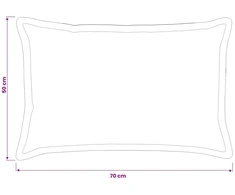 Pagalvėlės užvalkalas 2 vnt. HOUTEN Lapų raštas 50 x 70 cm