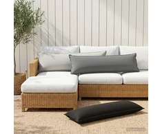 Pagalvėlės užvalkalas 2 vnt. HOUTEN Pilka 40 x 145 cm
