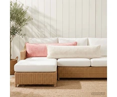 Pagalvėlės užvalkalas 2 vnt. HOUTEN Rožinė 40 x 145 cm