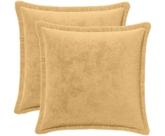 Pagalvėlės užvalkalas 2 vnt. HOUTEN Taupe 40 x 40 cm Flanelė