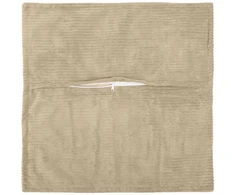 Pagalvėlės užvalkalas 2 vnt. HOUTEN Taupe 60 x 60 cm mančester