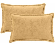 Pagalvėlės užvalkalas 2 vnt. HOUTEN Taupe 30 x 50 cm Flanelė