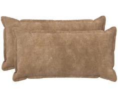 Pagalvėlės užvalkalas 2 vnt. HOUTEN Taupe 40 x 70 cm