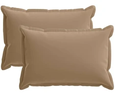 Pagalvėlės užvalkalas 2 vnt. HOUTEN Taupe 40 x 60 cm
