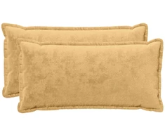 Pagalvėlės užvalkalas 2 vnt. HOUTEN Taupe 40 x 80 cm Flanelė
